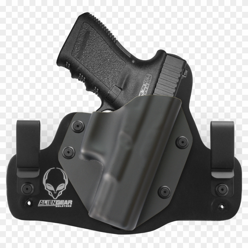 Black Leather Alien Gear Holster For Glock - Alien Gear Holster 1911 Clipart #1810820