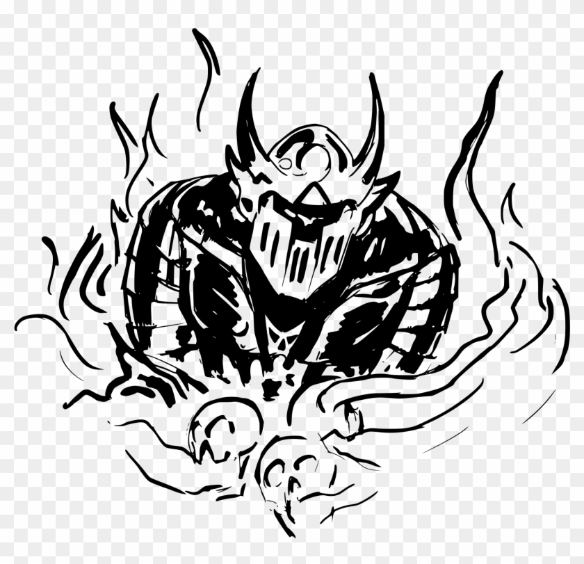 This Free Icons Png Design Of Armored Demon Of Corruption Clipart #1810989