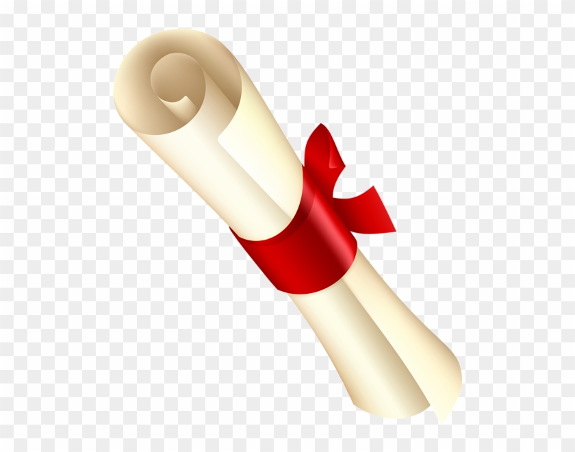 Red Ribbon, Ribbon Png, School Clipart, High Quality - Diploma Clipart Transparent Background