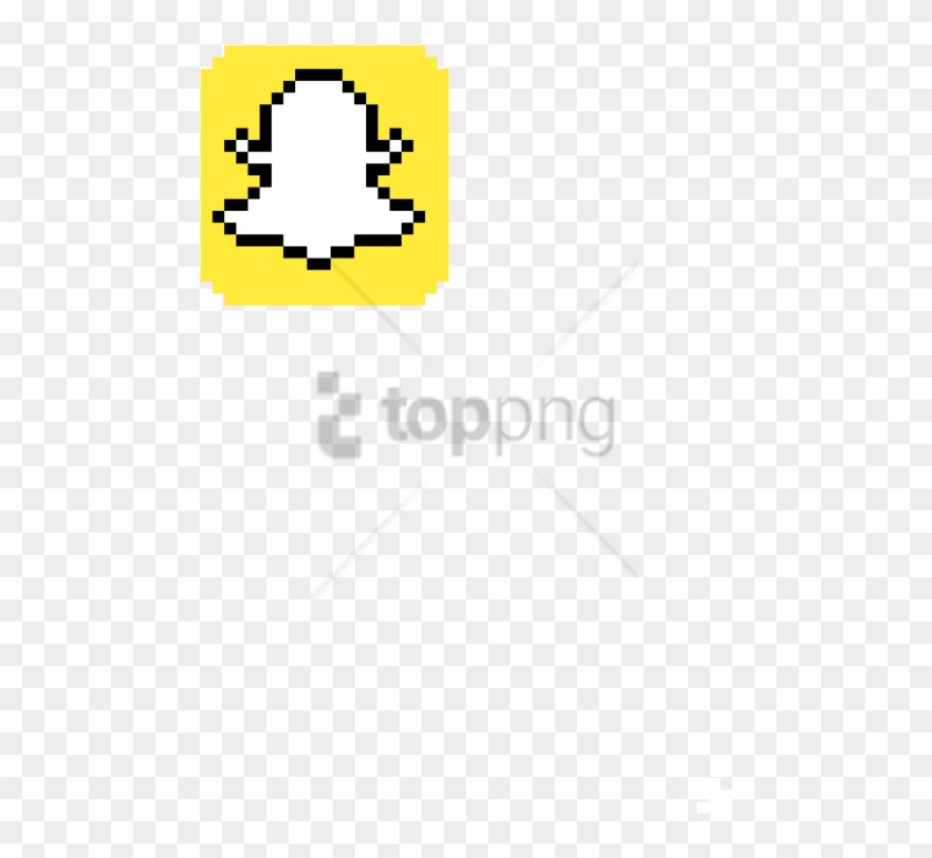 Free Png Snapchat Logo Png Image With Transparent Background - Minecraft Pixel Art Snapchat Clipart #1811487