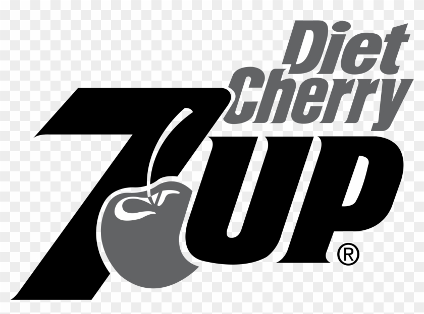 7up Diet Cherry Logo Png Transparent - Diet 7up Clipart