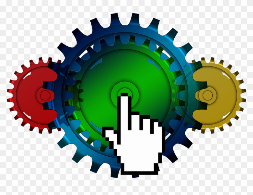 Mechanics, Gear, Gears, Team, Cooperation, Function - Finite Element Gear Clipart #1811877