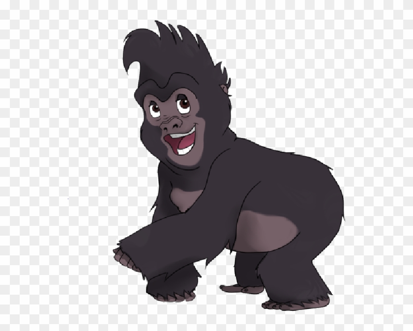 600 X 600 3 - Cute Gorilla Clipart - Png Download