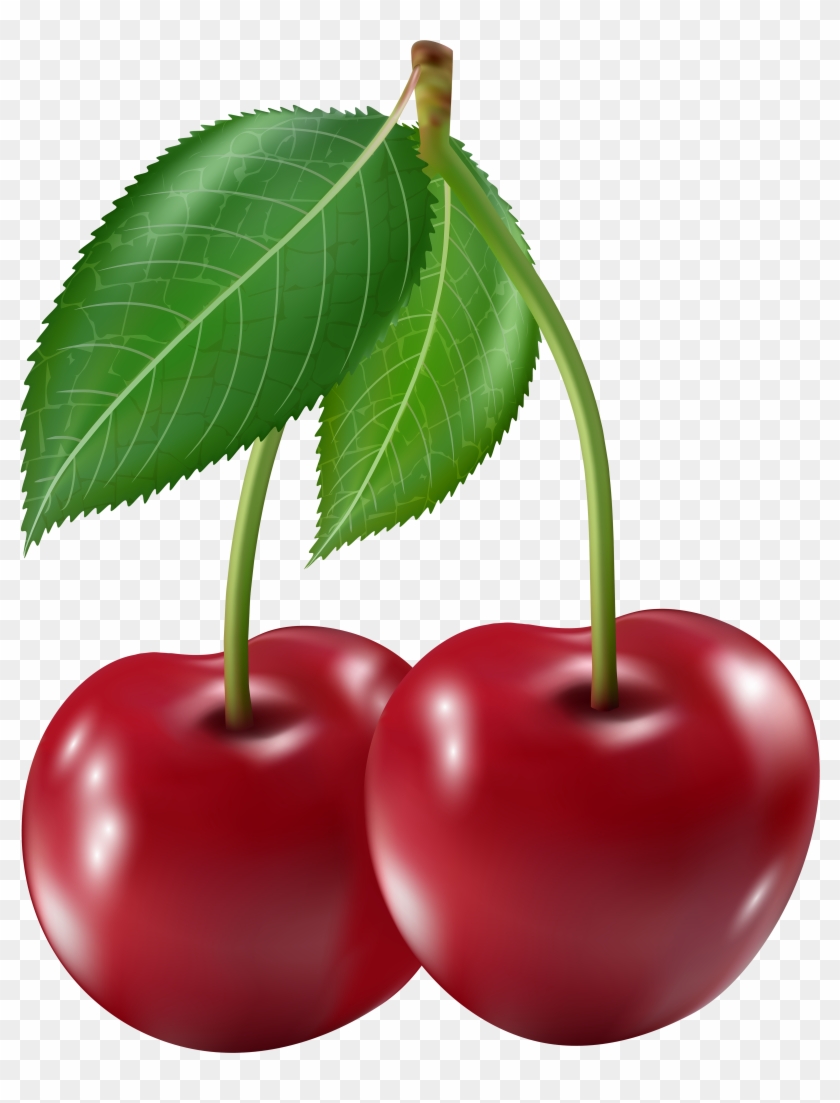 Cherries Clip Art Png Image - Transparent Cherry Fruit Png #1811975