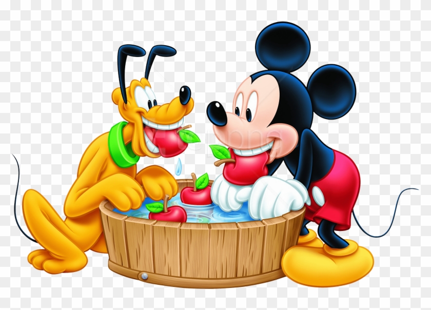 Free Png Download Mickey Mouse & Friends Clipart Png - Wall Decal Disney Pluto Transparent Png #1812165