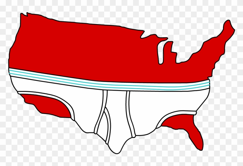 File - Usa Underwear - Png - United States In Underwear Clipart