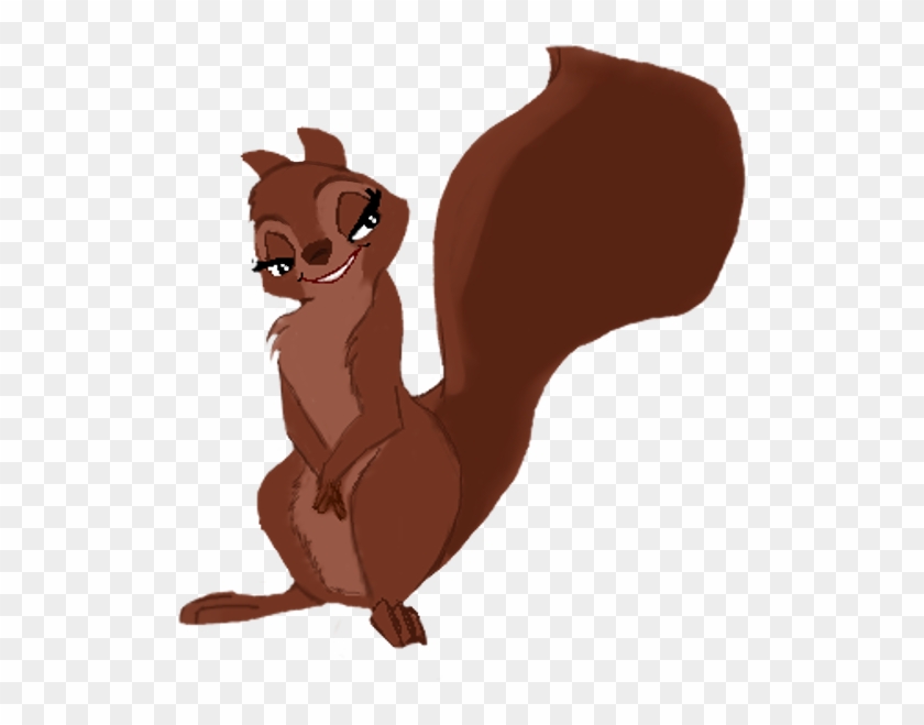 Squirrel Clipart Female Squirrel - Girl Squirrel Cartoon - Png Download #1812466