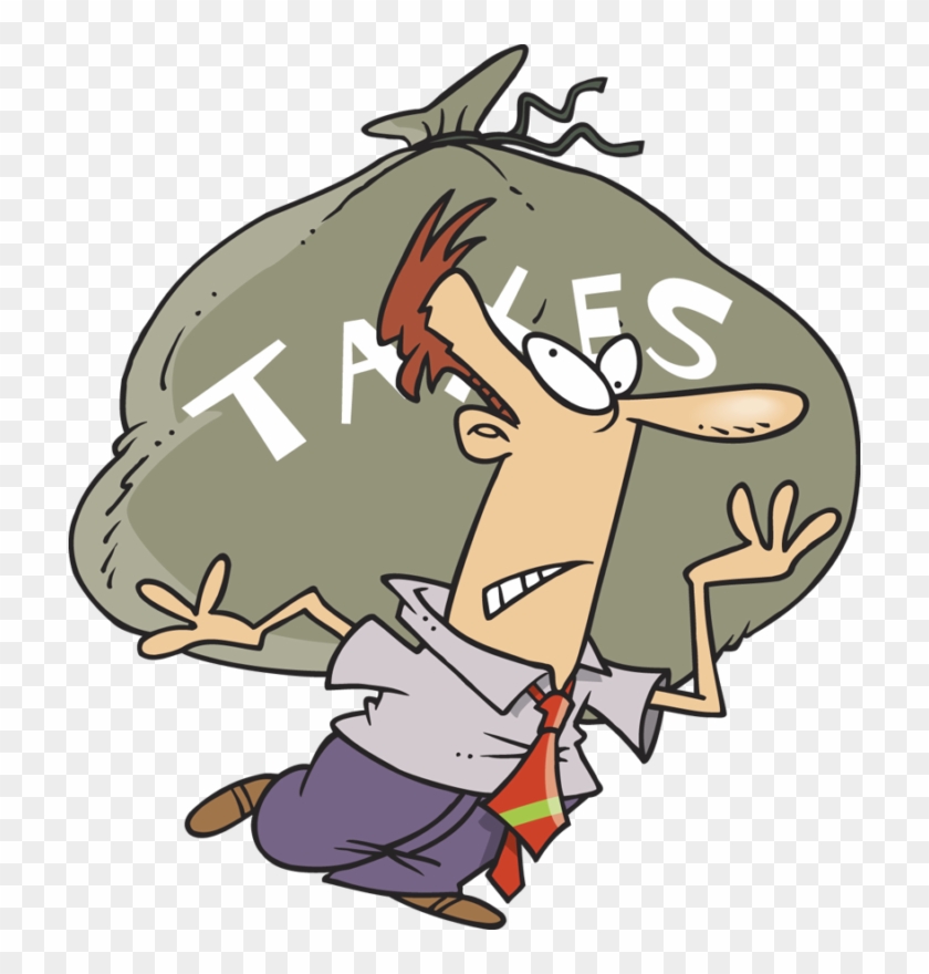 Clip Royalty Free Bankruptcy Image Group Penalties - Burden Of Tax Cartoon - Png Download