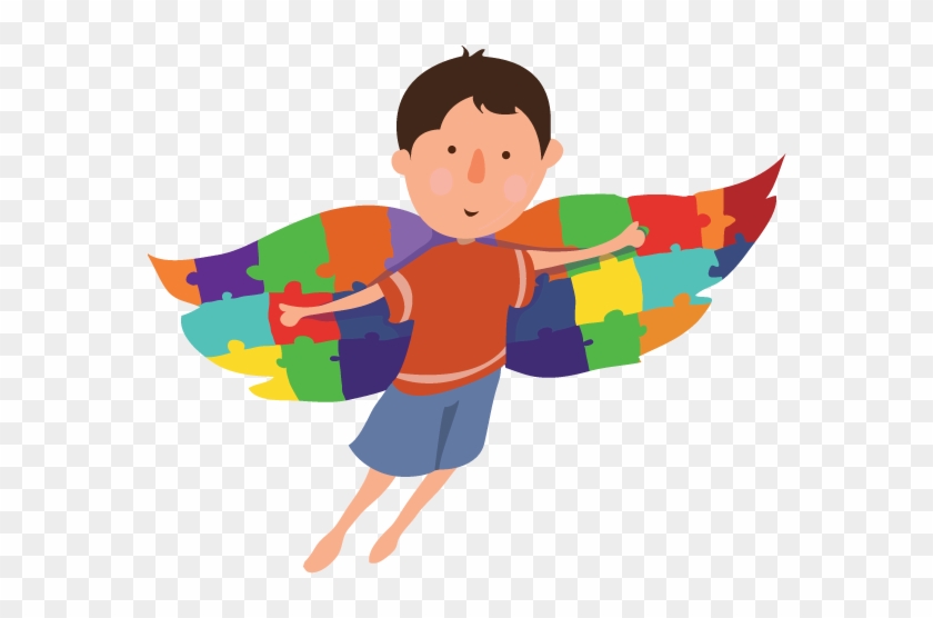 Flying-boy - Child Clipart #1812743