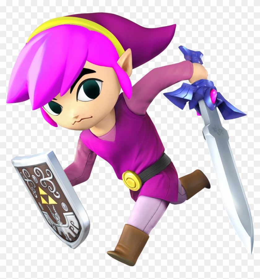 Transparent Triforce - Super Smash Bros Wii U Toon Link Clipart #1812873