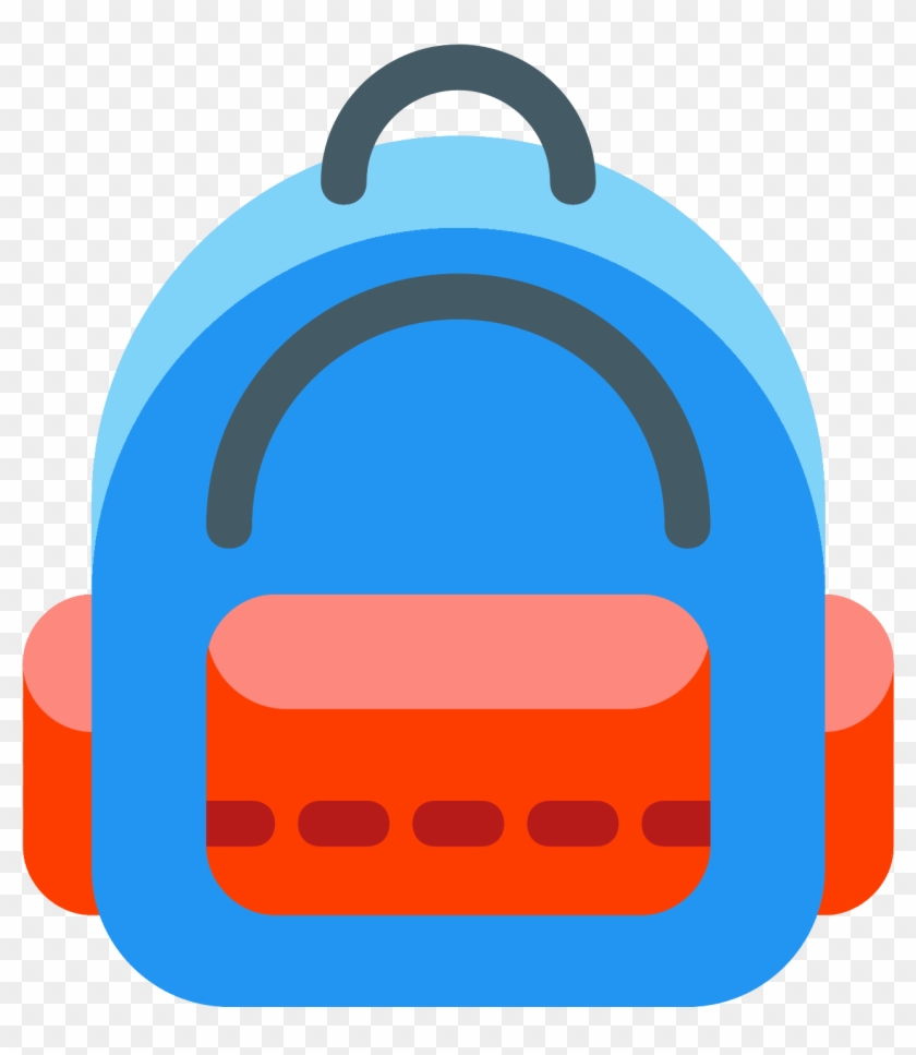 Backpack Emoji Png - Sac A Dos Icone Clipart