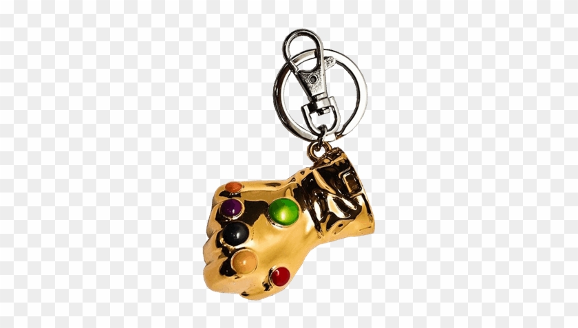 Infinity Gauntlet Metal Finish Keyring - Porte Clé Marvel Clipart #1813051