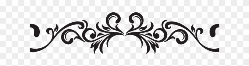 Ornamental Clipart Underline - Decorative Scroll Transparent - Png Download