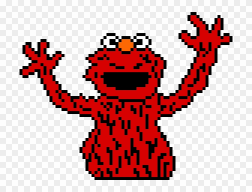 Elmo - Elmo Pixel Art Clipart #1814160