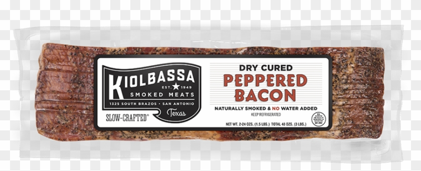 Kiolbassa Peppered Bacon - Peppered Bacon Clipart #1814260