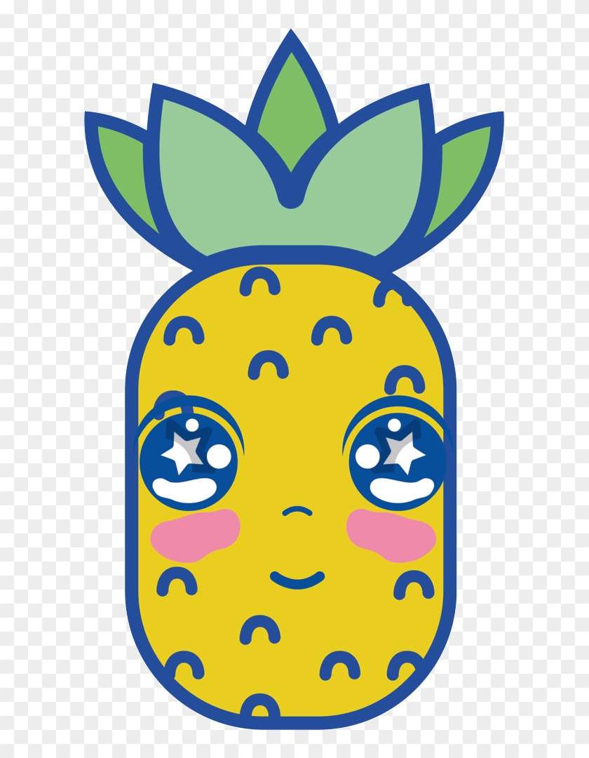 Clasica Piña Kawaii Png - Dibujos Kawaii Para Dibujar Clipart
