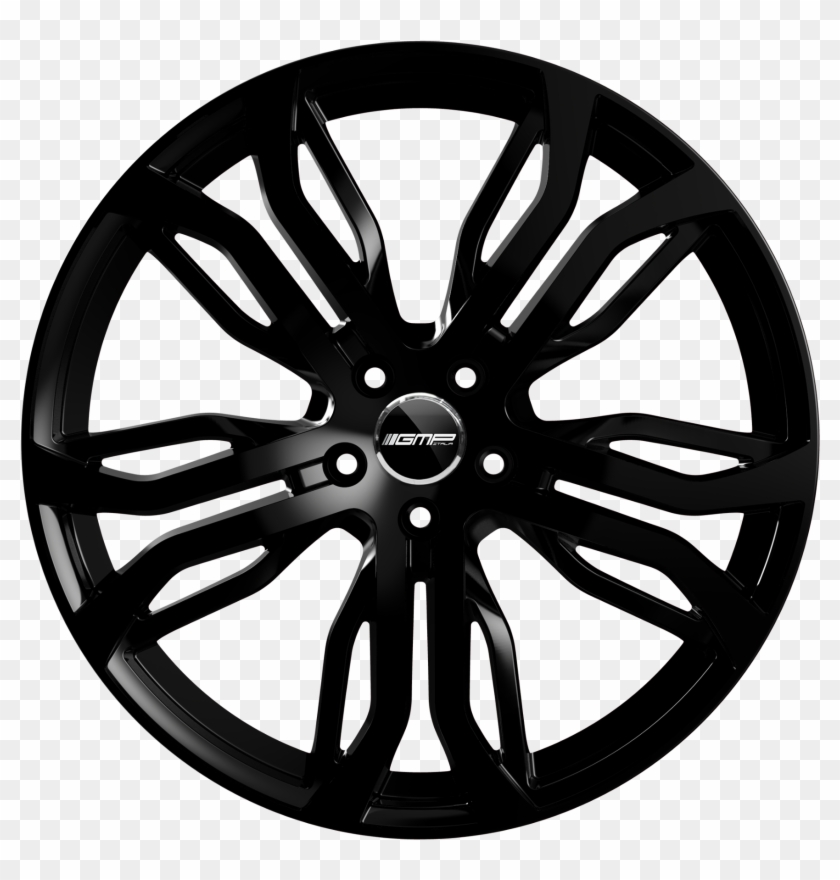 Alloy Wheel Png Image - Gmp Dynamik Black Clipart #1814532