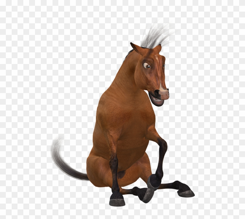Funny Horse Png - Horse Toon Clipart
