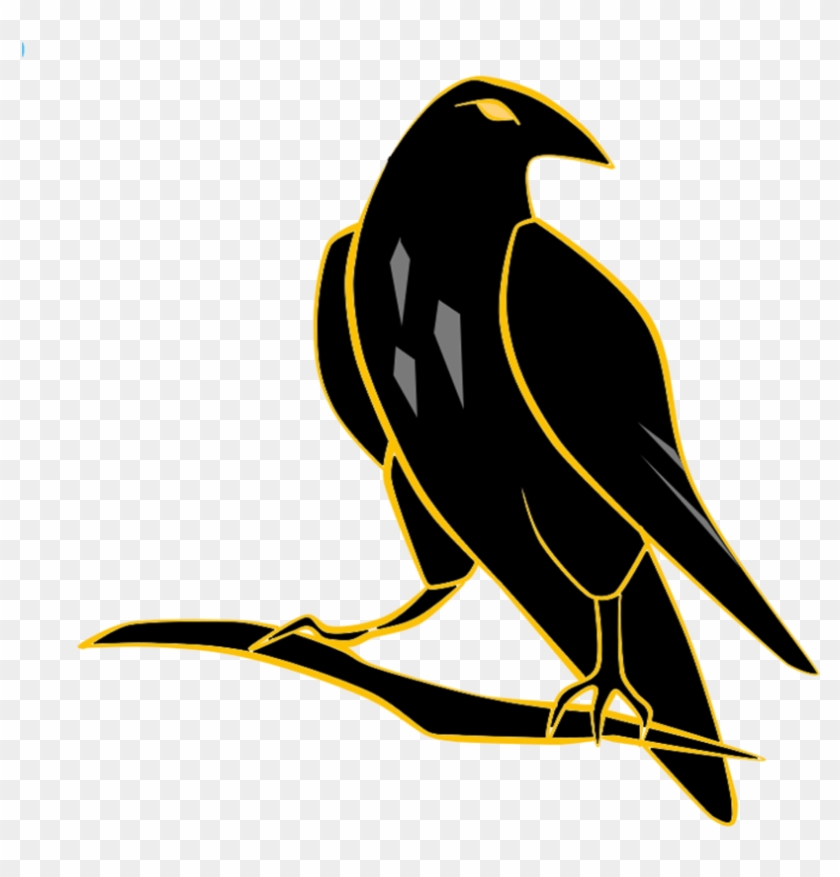 Perched Raven Cutie Mark By Eddywardster - Mlp Raven Cutie Mark Clipart #1815062