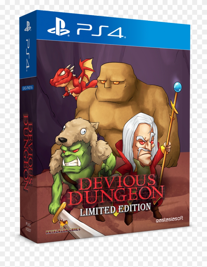 Click To Enlarge Image Deviousdungeon Ps4 Collectorsbox - Playstation 4 Clipart