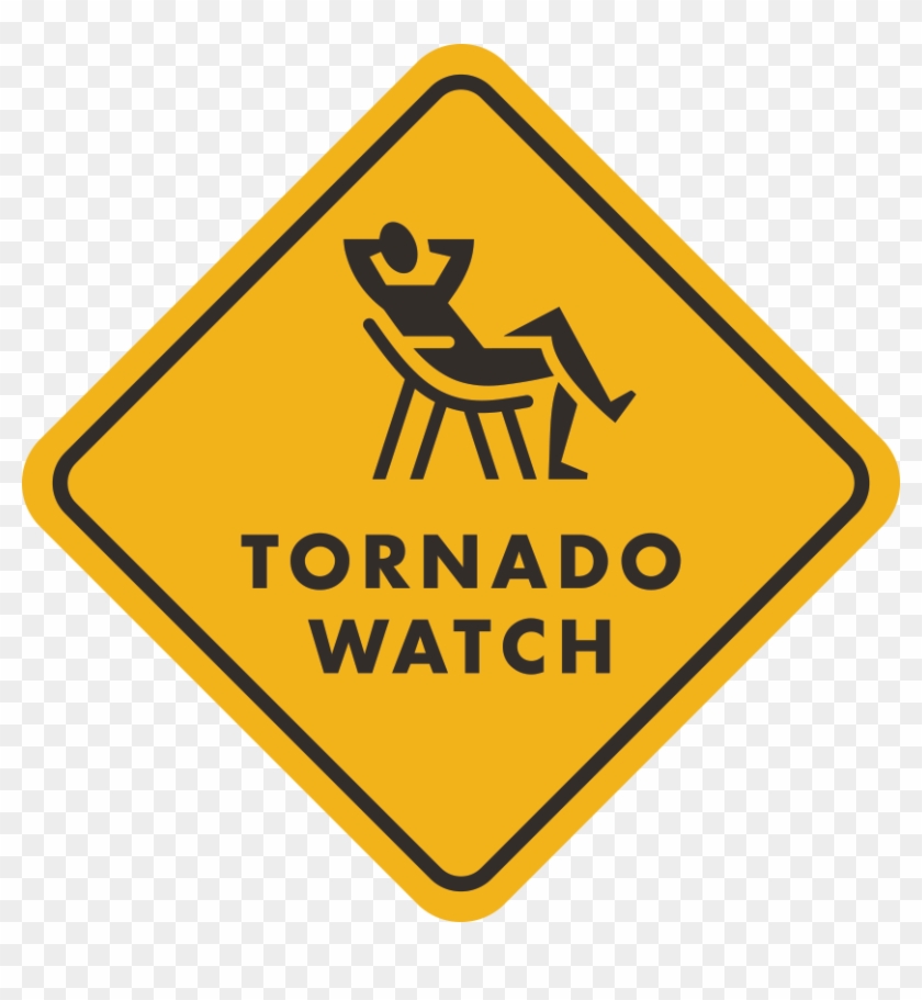 Tornado Watch Sticker - Turn Around Don T Drown Clipart #1815575