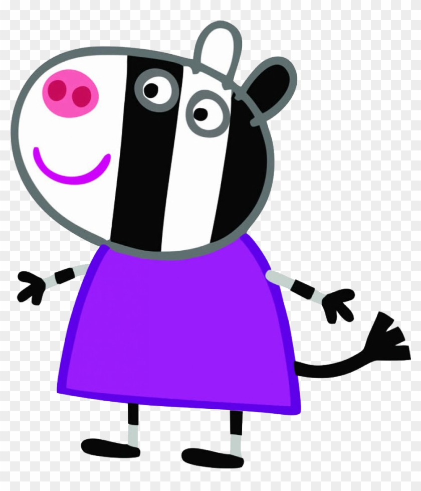 Pig Png, George Cerdo, Peppa Pig Family, Pig Character, - Peppa Zebra Clipart #1815659