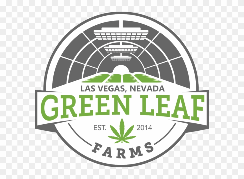 Green Leaf Farms Las Vegas Nevada - Label Clipart #1816463