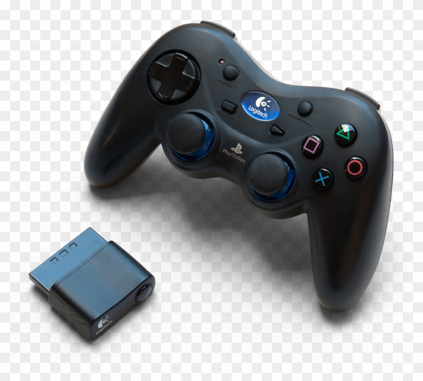 Ps2 Controller Png Clip Royalty Free Library - Logitech Wireless Ps2 Controller Transparent Png