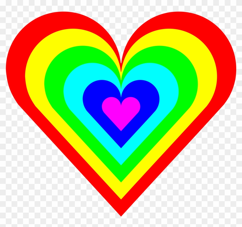 This Free Icons Png Design Of 6 Color Heart Clipart #1816732