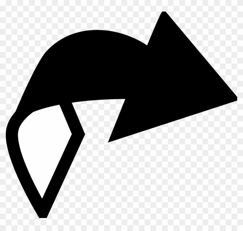 Redo Arrow Icon Black - Redo Clipart - Png Download