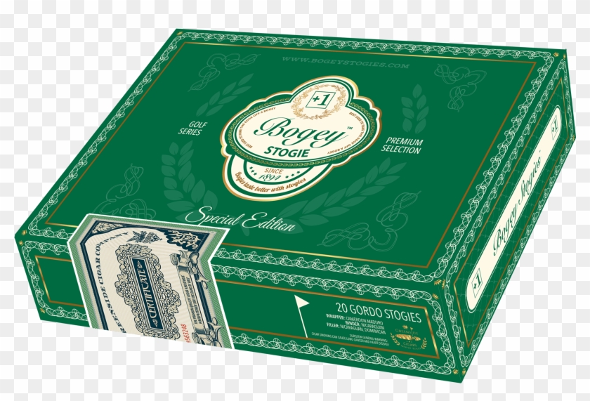 Bogey Stogie Label Icon - Box Clipart