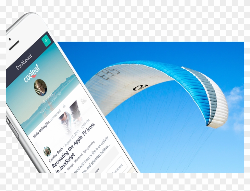 Devices-mobile - Powered Paragliding Clipart