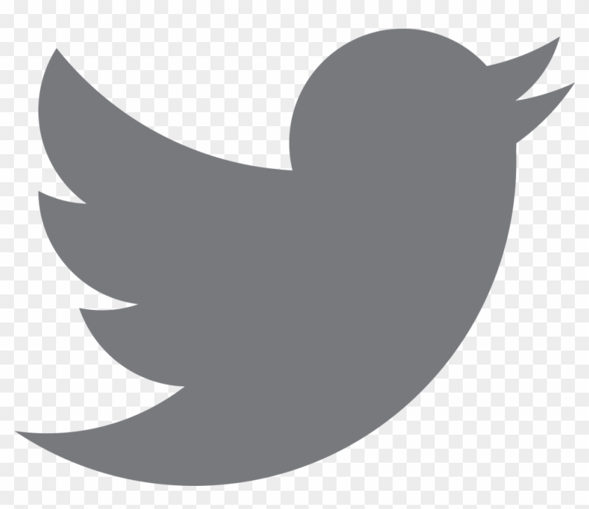 Twitter Logo Grey Png - Twitter Logo Transparent Purple Clipart
