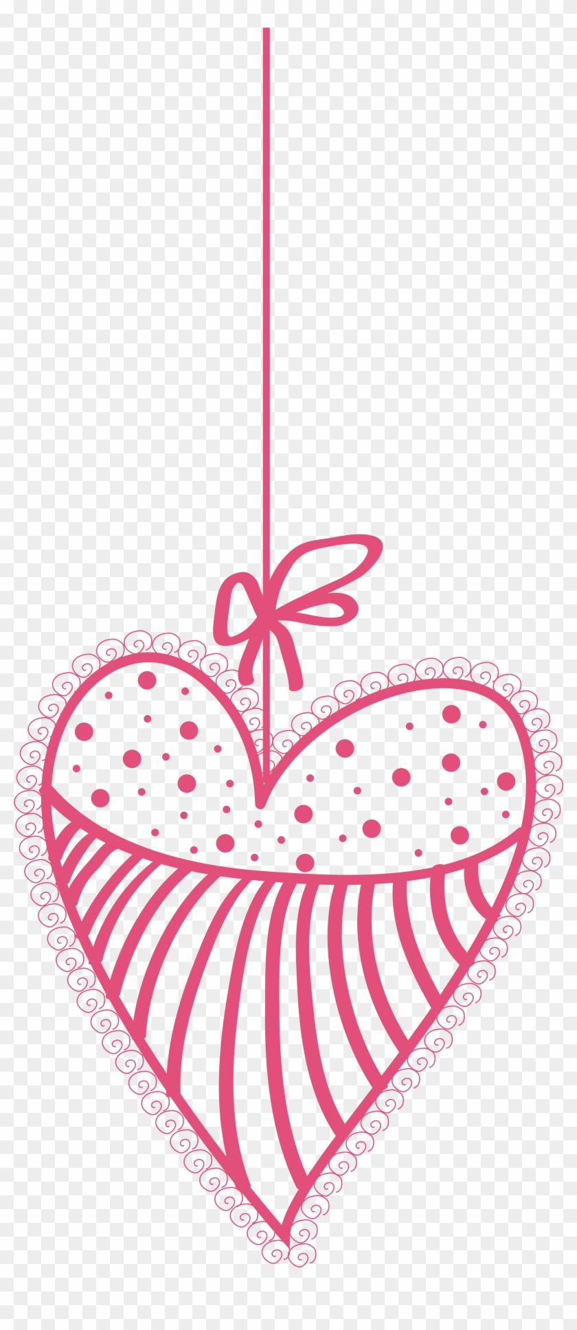 Decorative Heart Transparent Png Clip Art Image - Portable Network Graphics