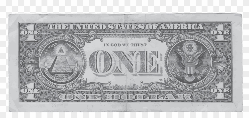 Dollar-1341260 - One Dollar Bill Clipart #1817855