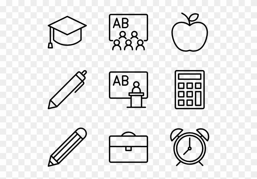 Education - Icons Teaching Clipart #1818054