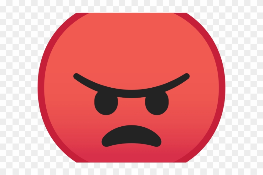 Angry Emoji Clipart Angry Emotion - Circle - Png Download #1818201