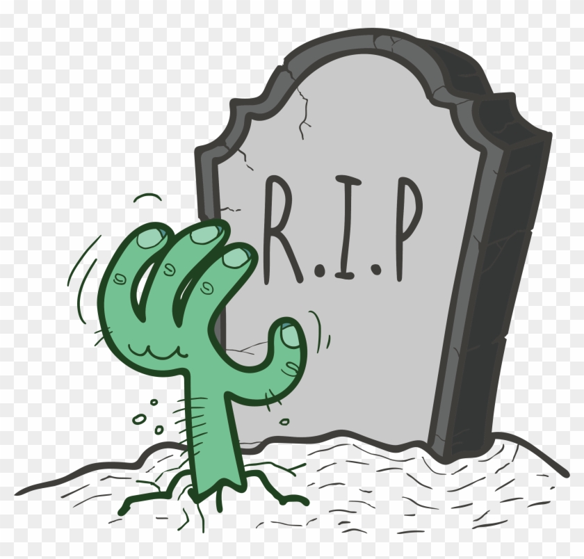 Tombstone Clipart Halloween - Halloween Tombstone Clipart Free - Png Download