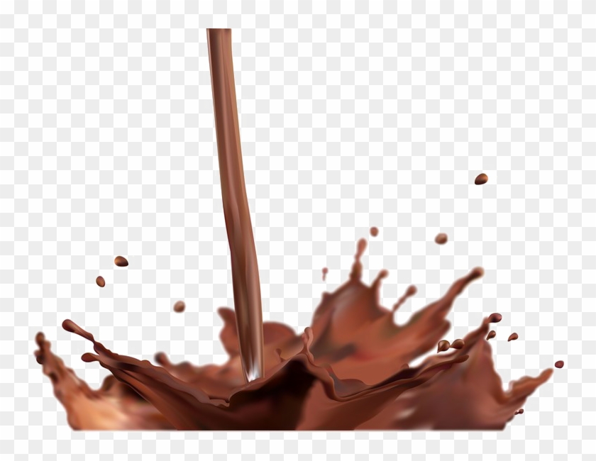 Chocolate Png Background Image - Chocolate Splash Vector Free Download Clipart #1818856