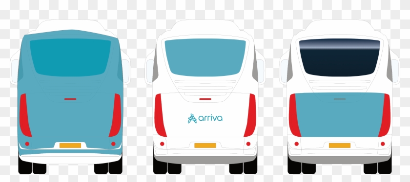 2985 X 1187 2 - Bus Back Side Png Clipart