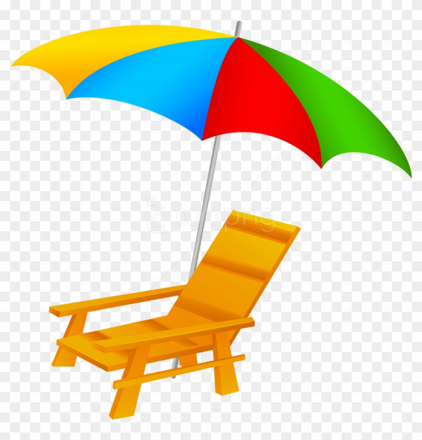 Free Png Beach Umbrella And Chair Png Images Transparent - Sun Umbrella Clip Art
