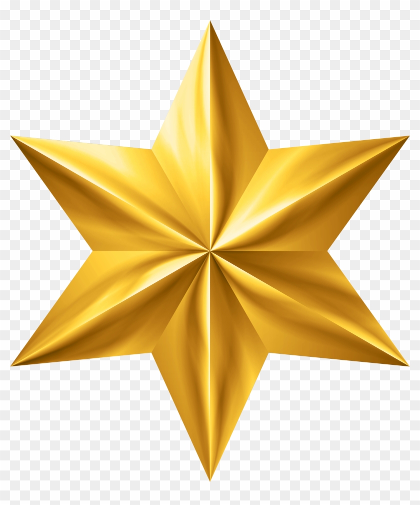 Gold Star Clip Art Png Image - Gold Star Clipart Transparent Png