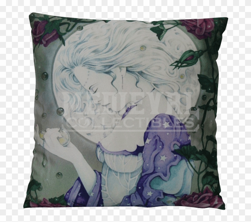 Tears Of Luna Pillow By Linda Ravenscroft - Linda Ravenscroft Clipart #1819441