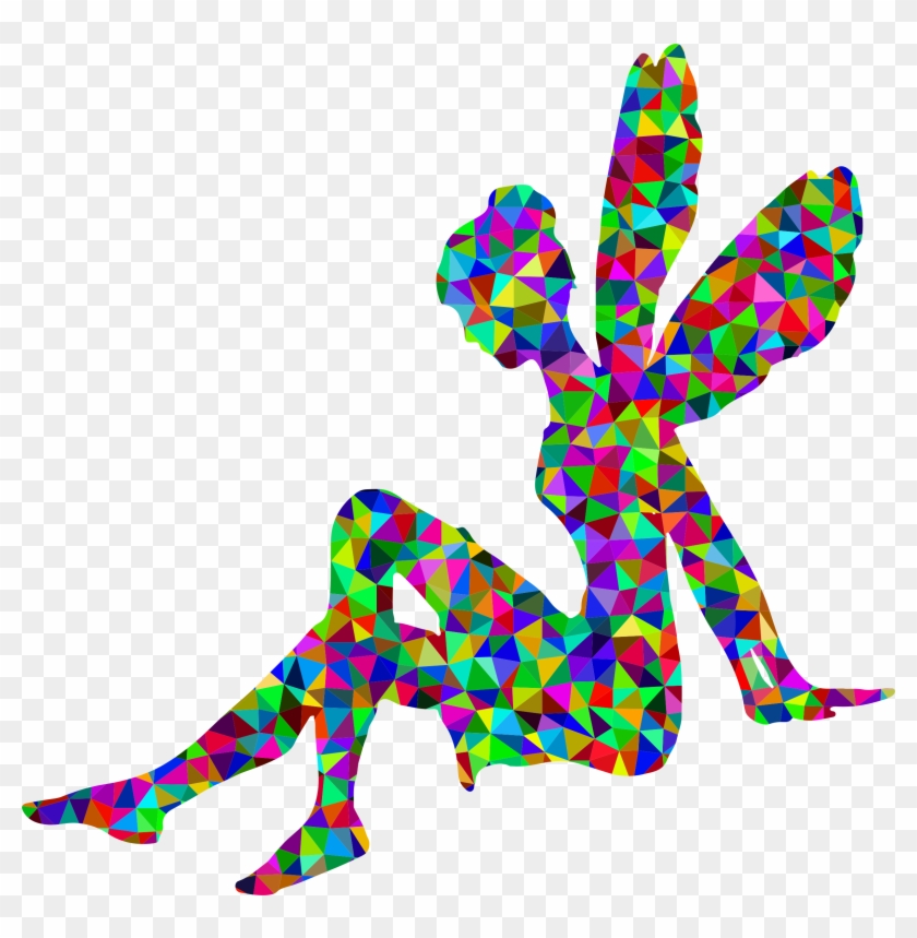 This Free Icons Png Design Of Low Poly Prismatic Female Clipart #1819874