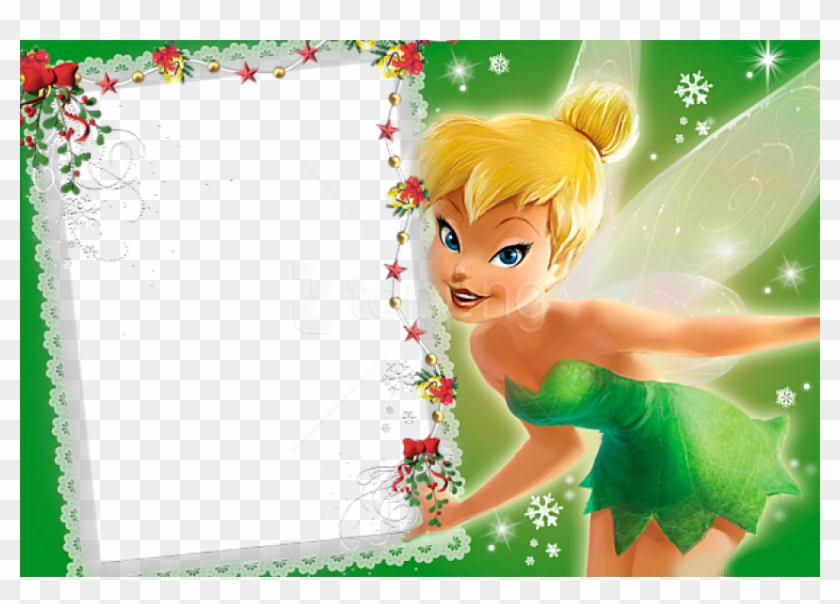 Free Png Green Kids Transparent Frame With Fairy Png - Tinkerbell Disney Clipart