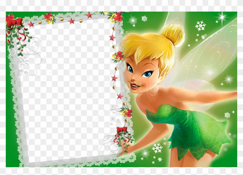 Free Png Green Kids Transparent Frame With Fairy Png - Tinkerbell Disney Clipart #1819881