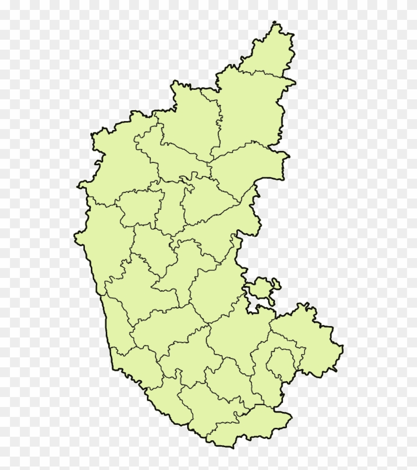 Karnataka Districts Blank - Kannada Rajyotsava T Shirts Clipart