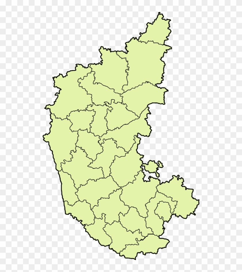 Karnataka Districts Blank - Kannada Rajyotsava T Shirts Clipart #1820315