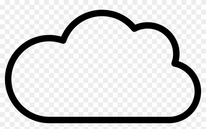 Clipart Transparent Library Cloud Png Icon Free Download - Cloud Blank Png #1820353