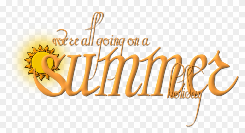 Summer Wordart - Calligraphy Clipart #1820812